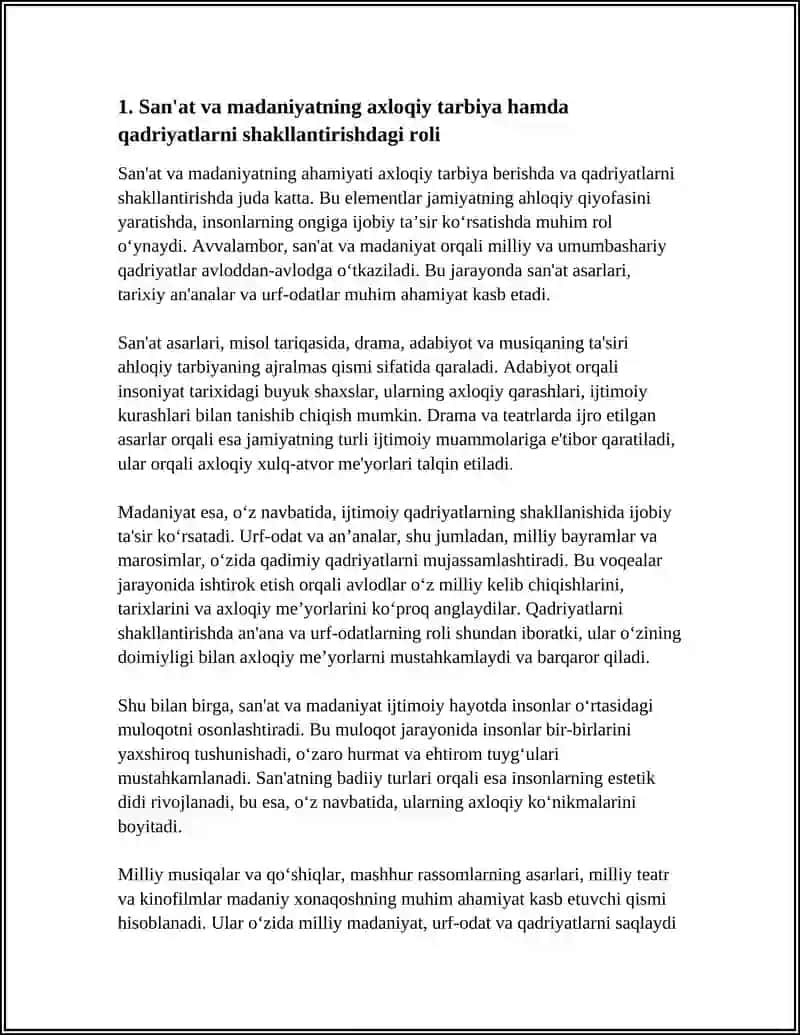 JAMIYAT TARBIYASIDA SANAT VA MADANIYATNING ORNI 3