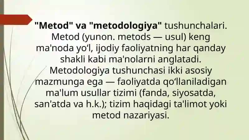Ma'ruza.Bolalarijodinio‘rganishmetodi 3