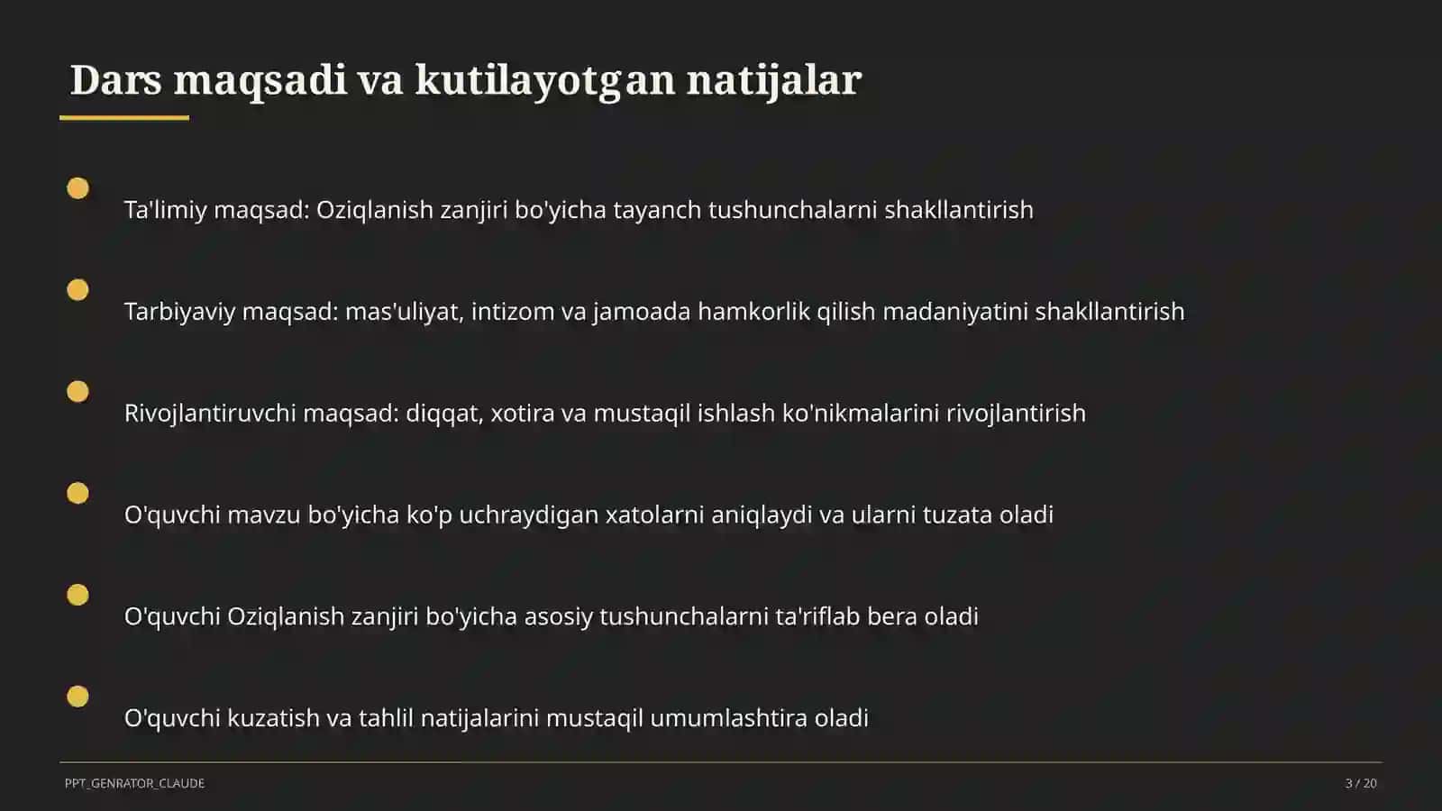 Oziqlanish zanjiri (3-sinf) 3
