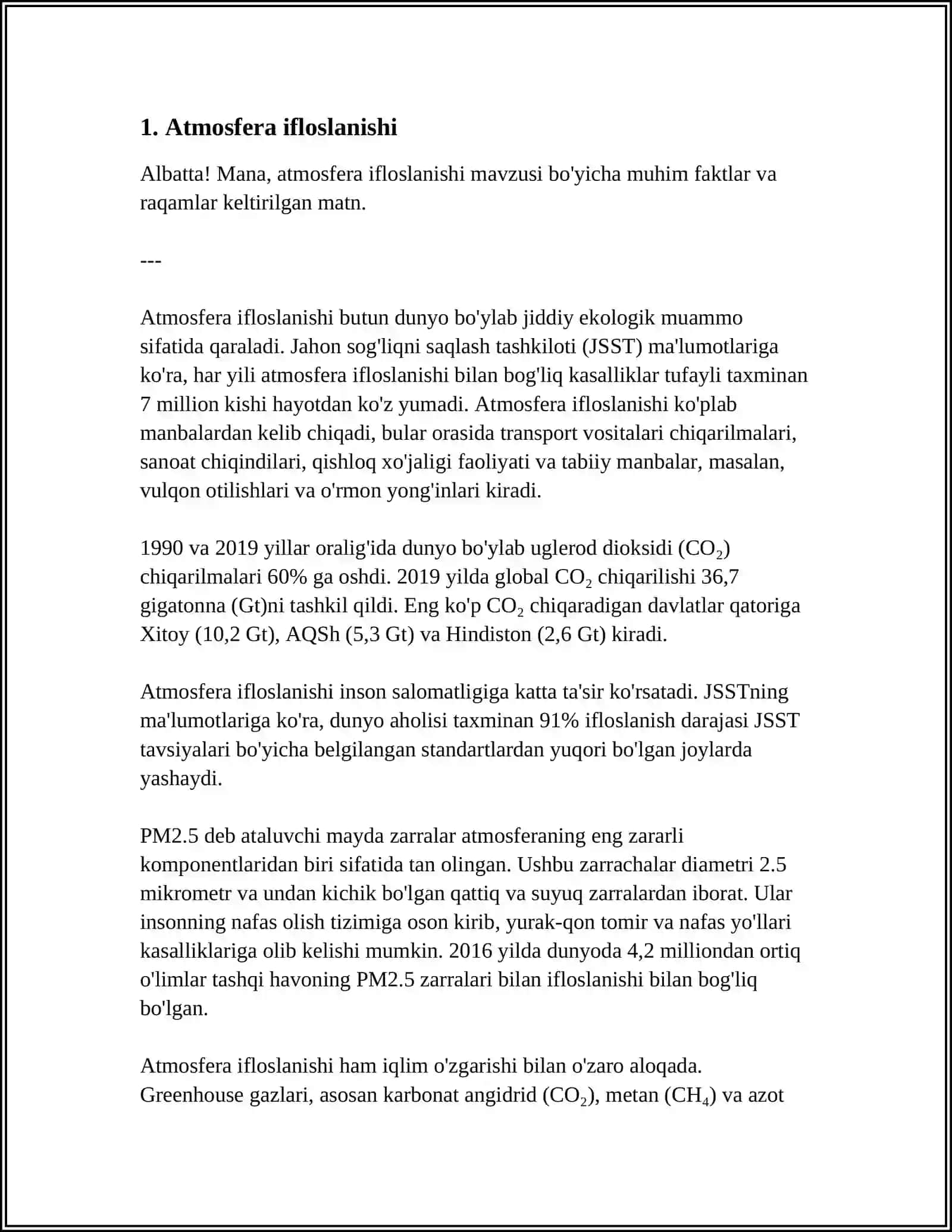HOZIRGI ZAMONNING EKOLOGIK MUAMMOLARI 3