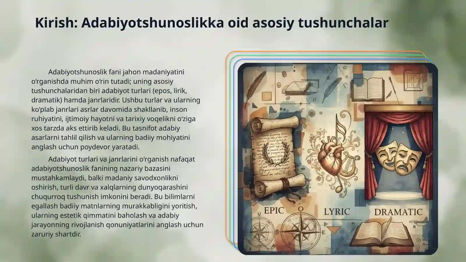 Adabiyot turlari va janrlari 3