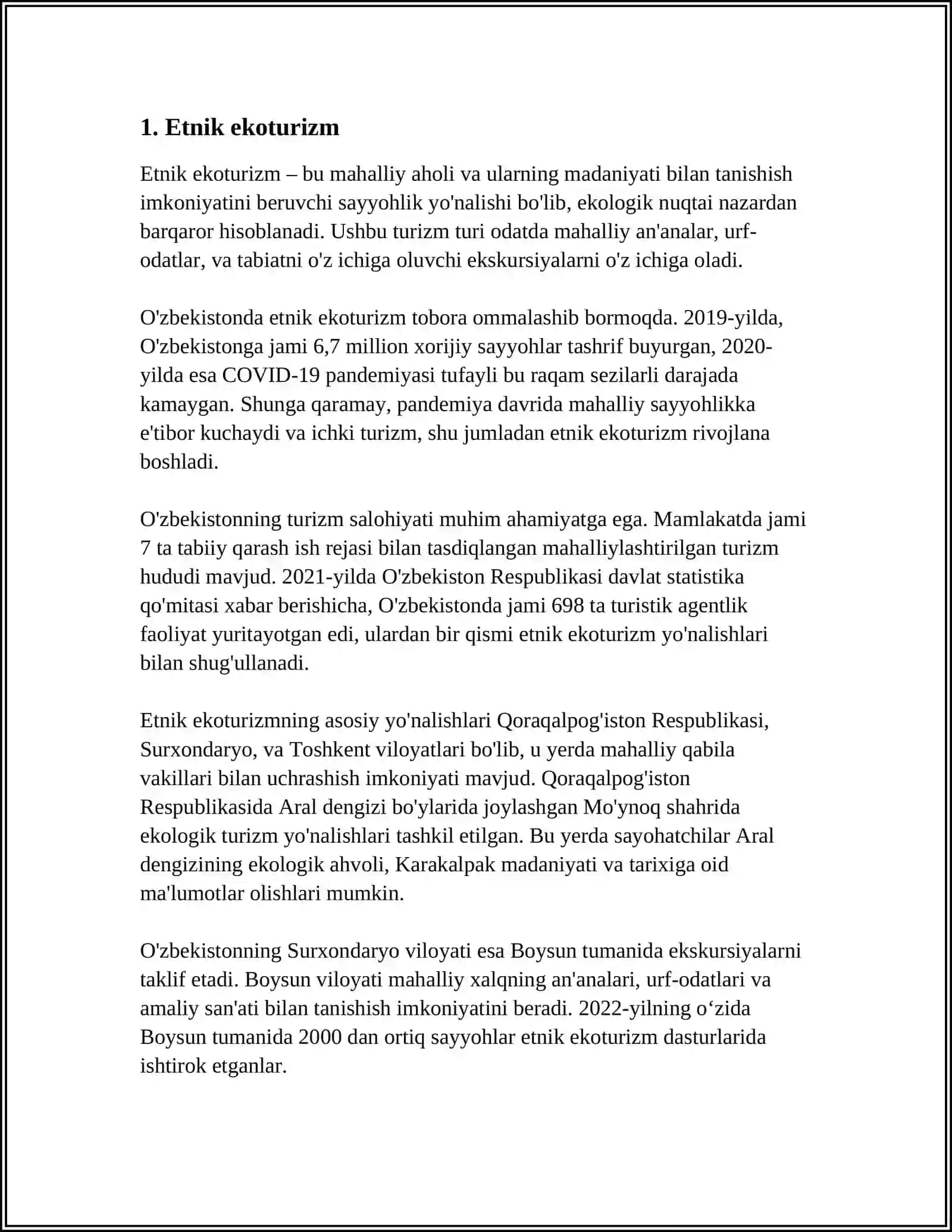 Etnik ekoturizm 3