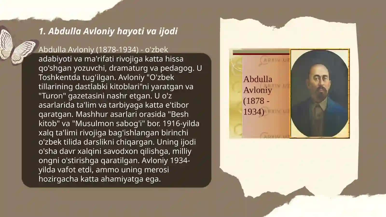 "Turkiy guliston yohud axloq" asarini o'qish va tahlil qilish 3