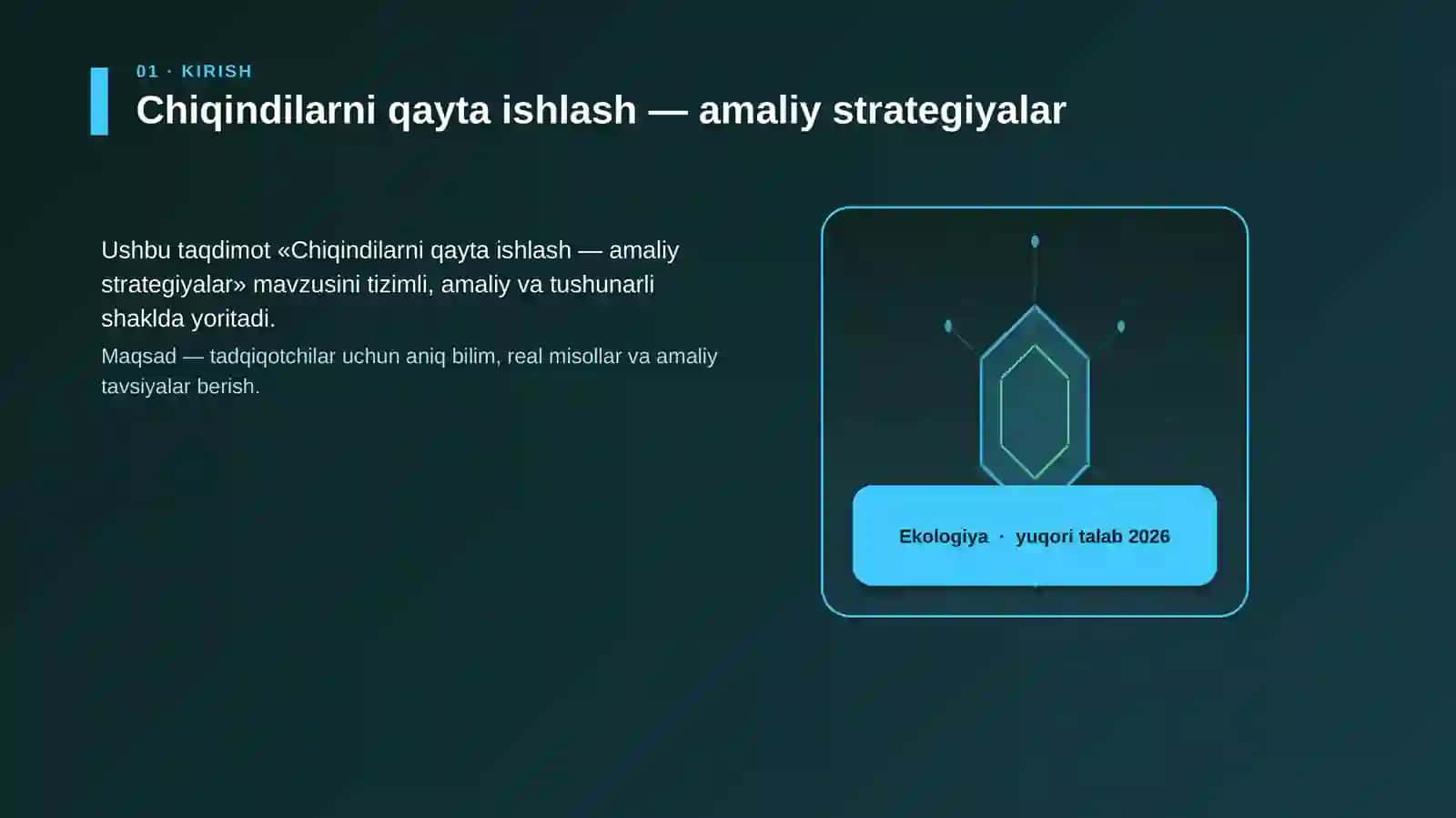 Chiqindilarni qayta ishlash — amaliy strategiyalar 3