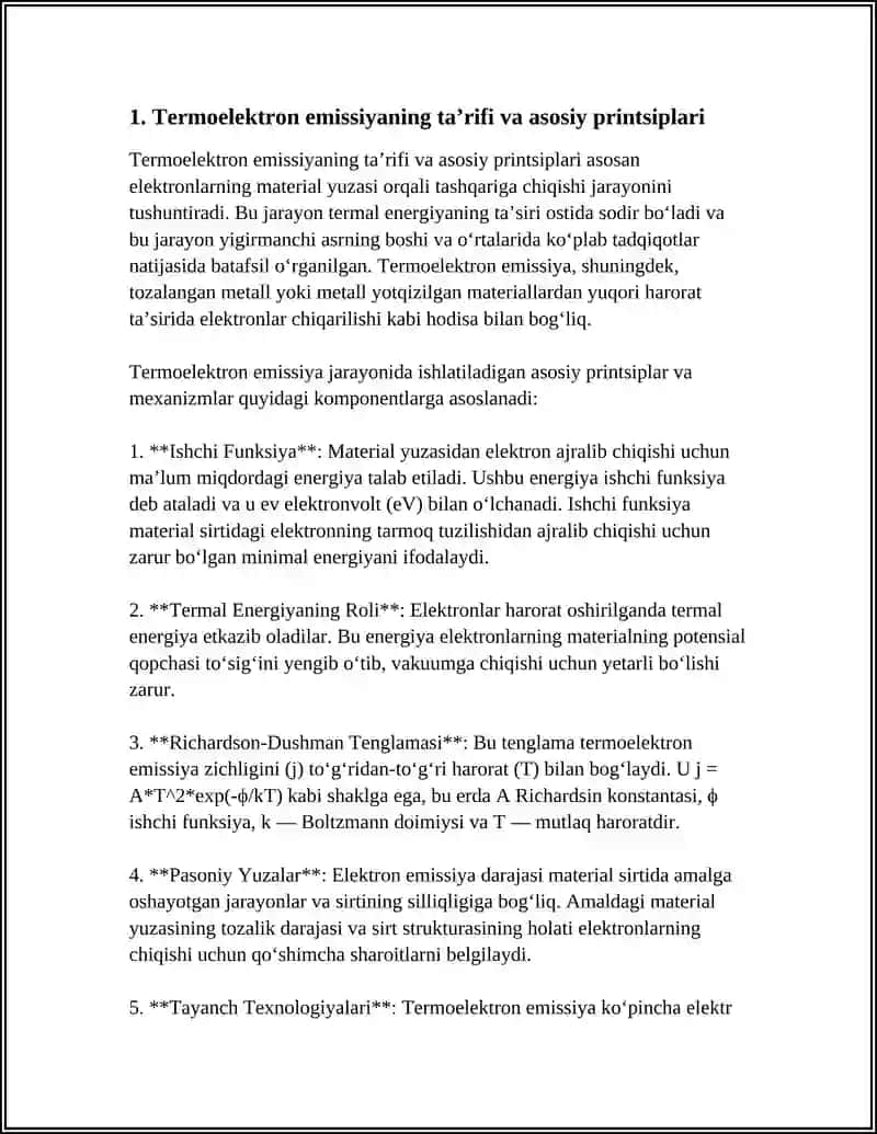 TERMOELEKTRON EMISSIYA 3