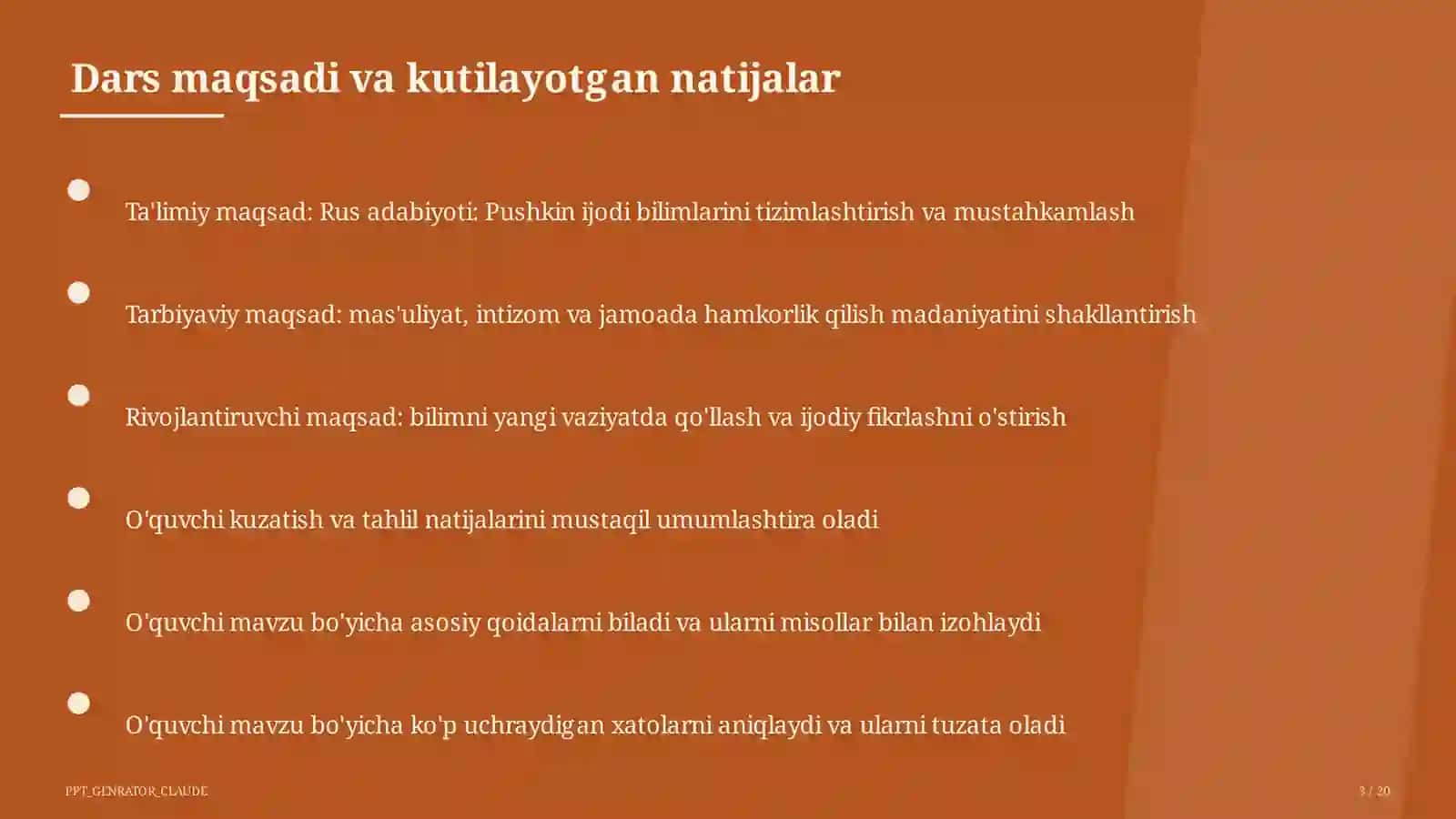 Rus adabiyoti: Pushkin ijodi (9-sinf) 3