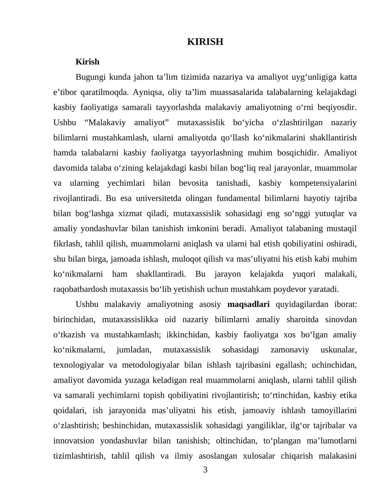 AMALIYOT HISOBOTI 3