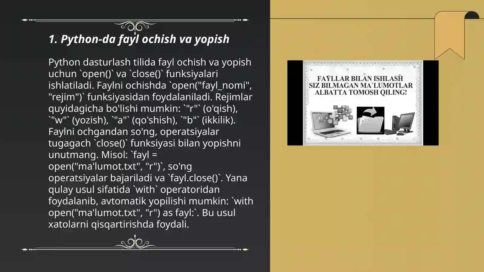 Python Fayl Ishlash 3
