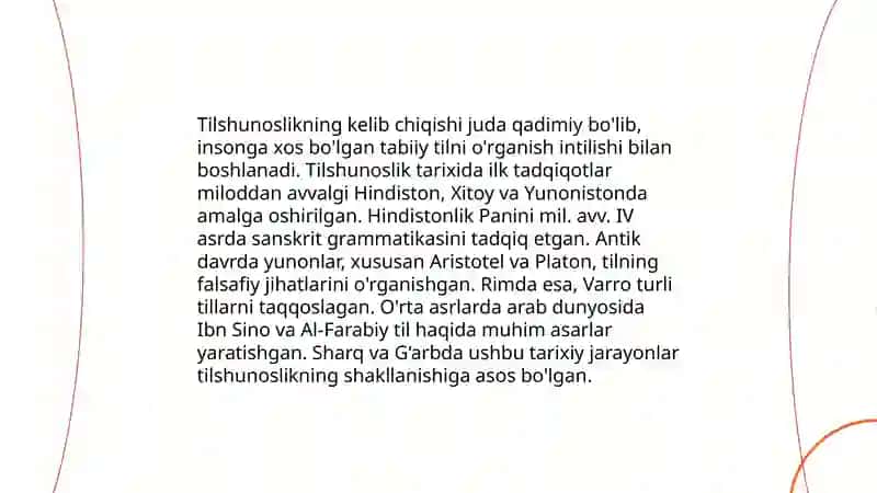 Tilshunoslik tarixi 3