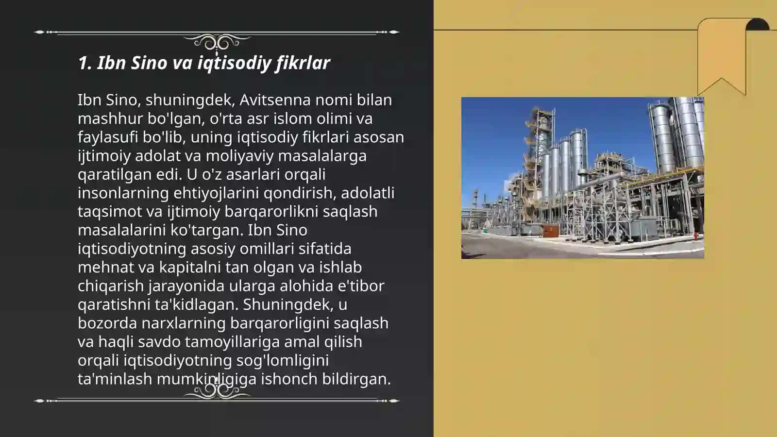 Ortga Osiyo mutafakkirlari iqtisodiy ğoyalari 3