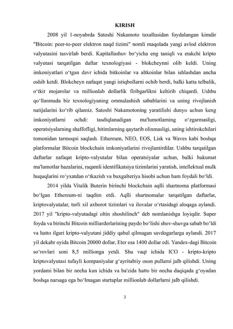 TARMOQDA AXBOROT XAVFSIZLIGI VA BLOKCHAIN TEXNOLOGIYASI 3