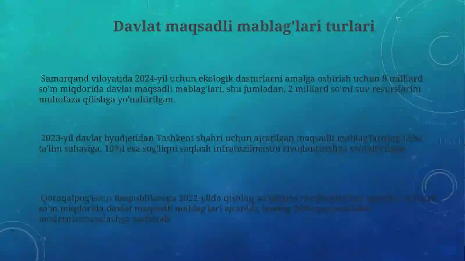 davlatbudjetivadavlatmaqsadlijamg’armalari 3