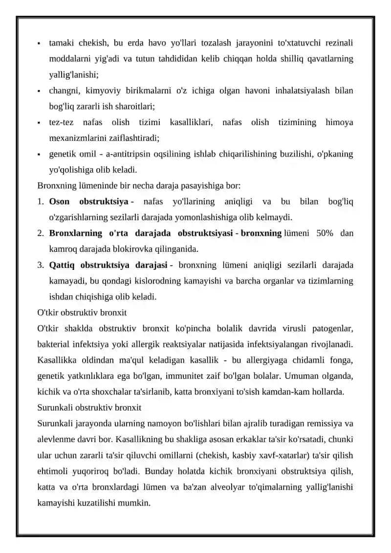BRONXLAR O’TKAZUVCHANLIGINING TASIR ETUVCHI DORI VOSITALARNING KILINIK FARMAKOLOGIYASI 3