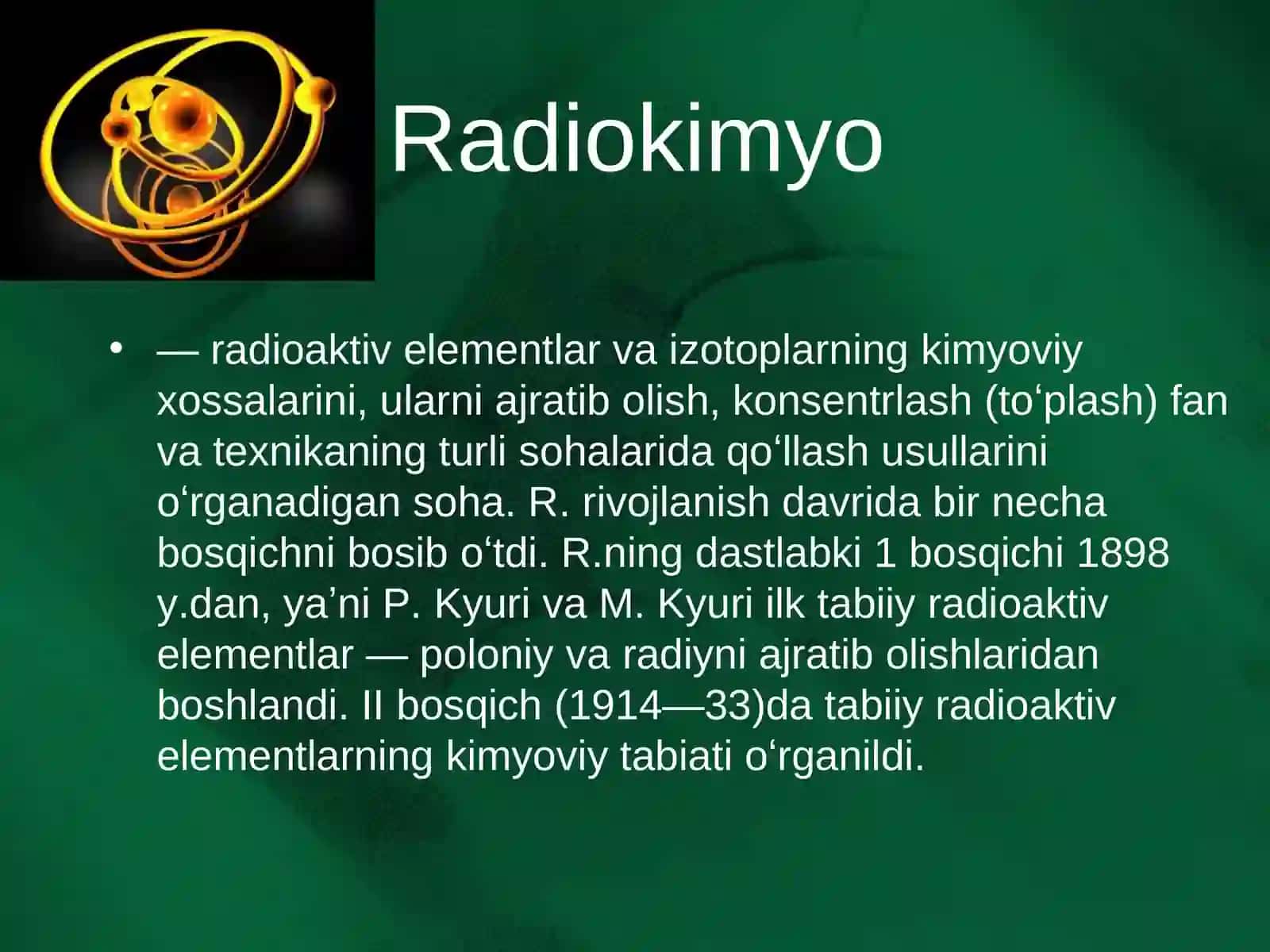 RADIOKIMYO 3