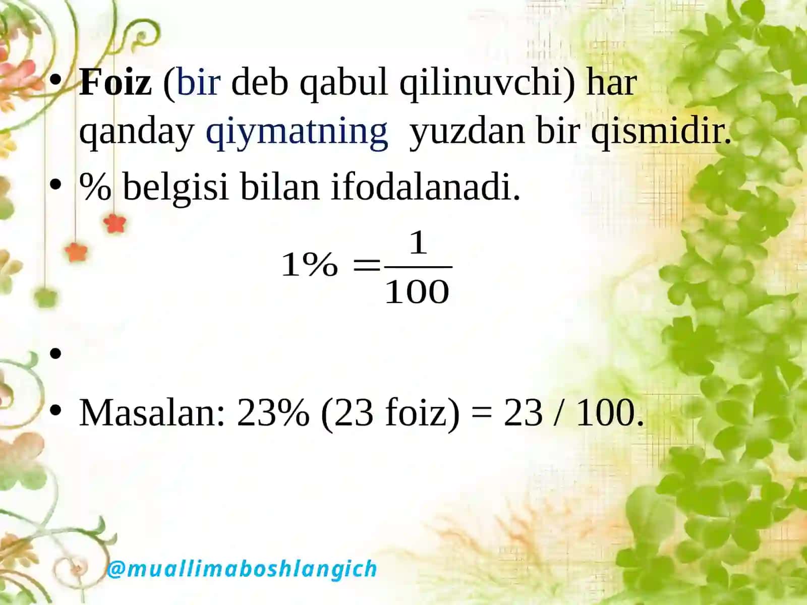 Sodda  va  murakkab   foizlar 3