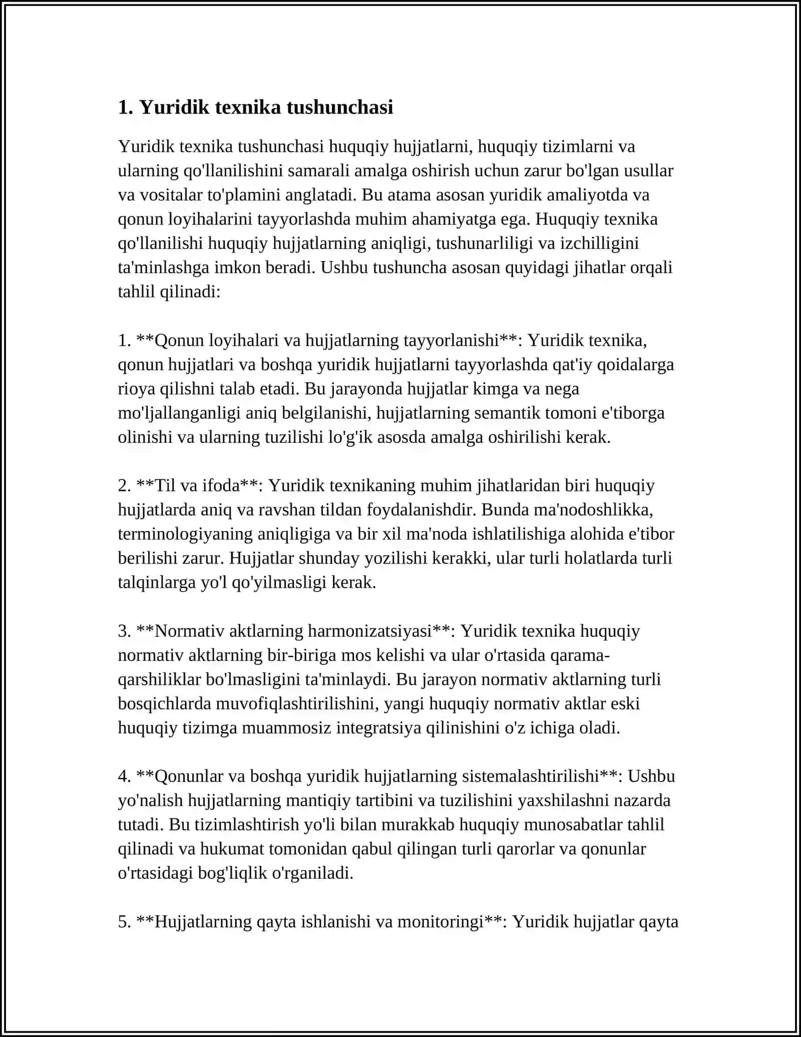 Yuridik Texnika va Texnologiya Vositalari 3