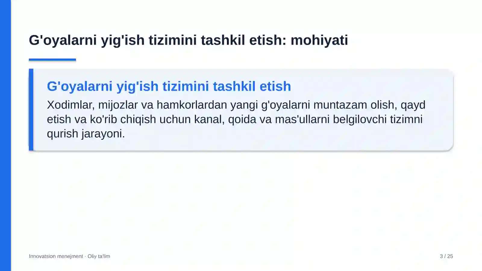 avtomobillarga gaz to'ldirish shoxobchalarida g'oyalarni yig'ish tizimini tashkil etish 9157 3
