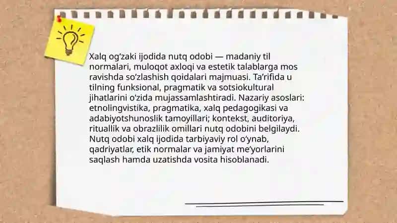 Xalq ogʻzaki ijodida nutq odobi 3