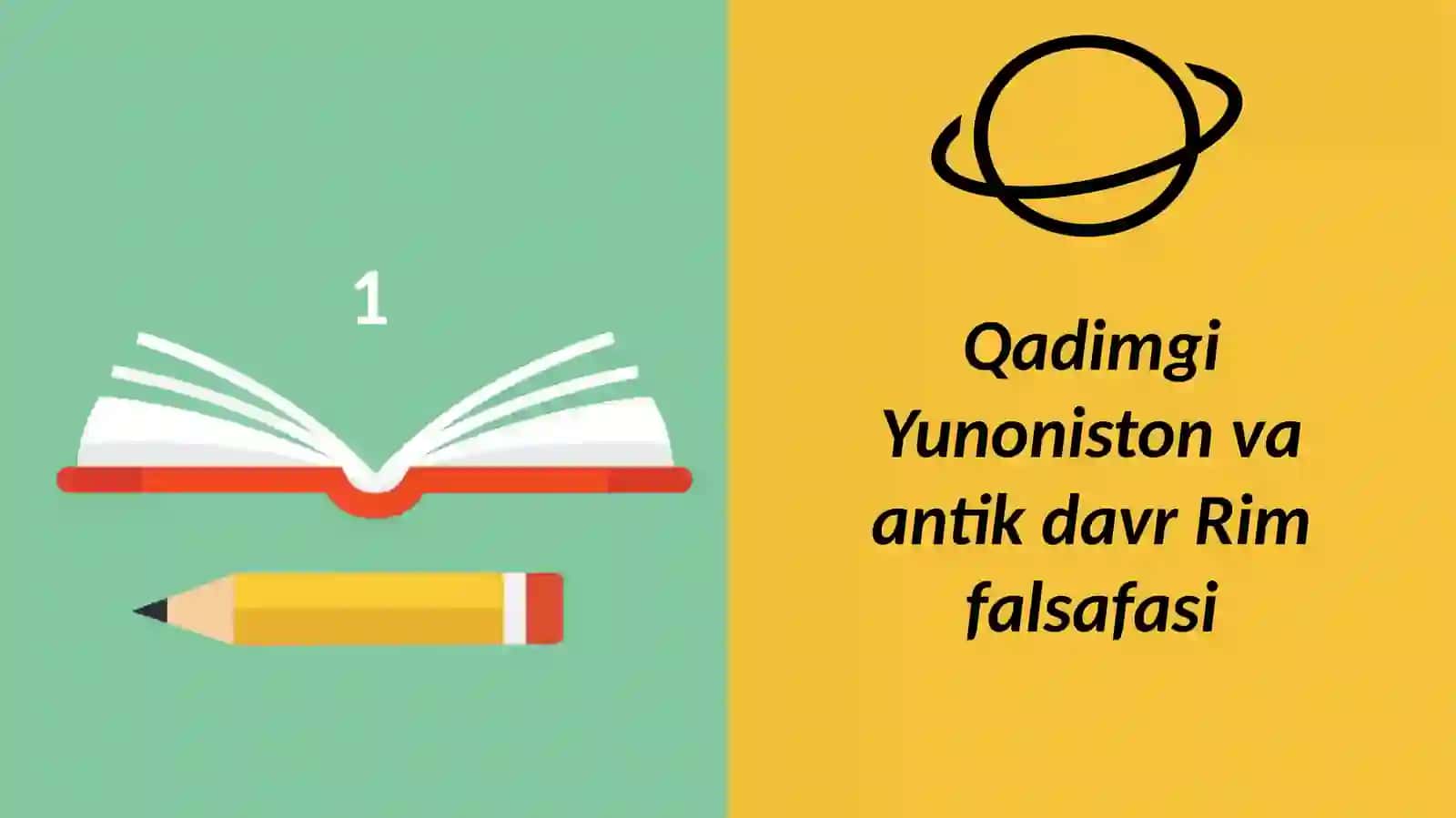 Qadimgi Yunoniston va antik davr Rim falsafasi 3