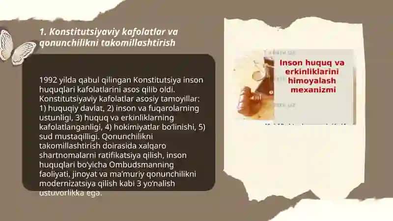 Konstitutsiyaviy kafolatlar va qonunchilikni takomillashtirish 3
