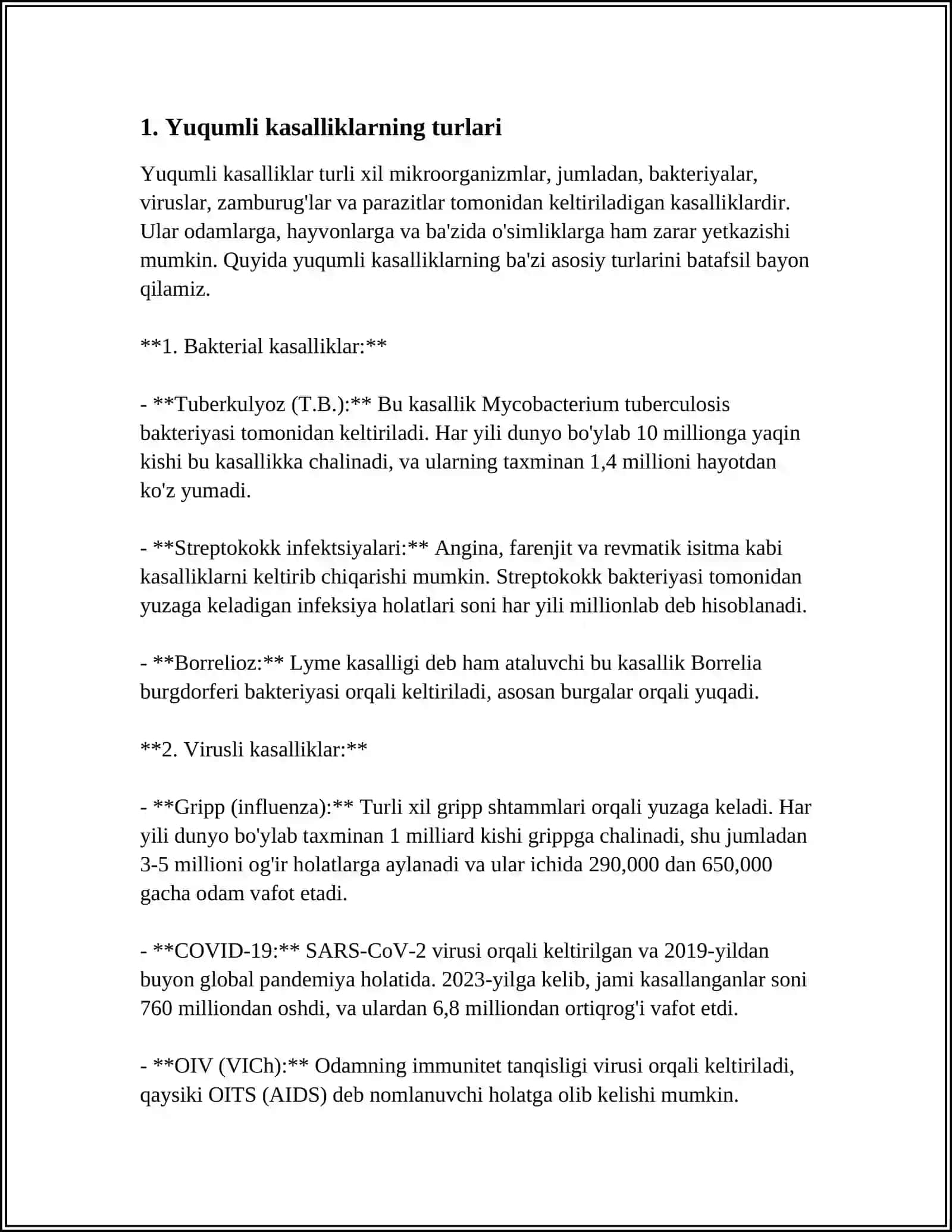 Yuqumli kasalliklardan saqlaning 3