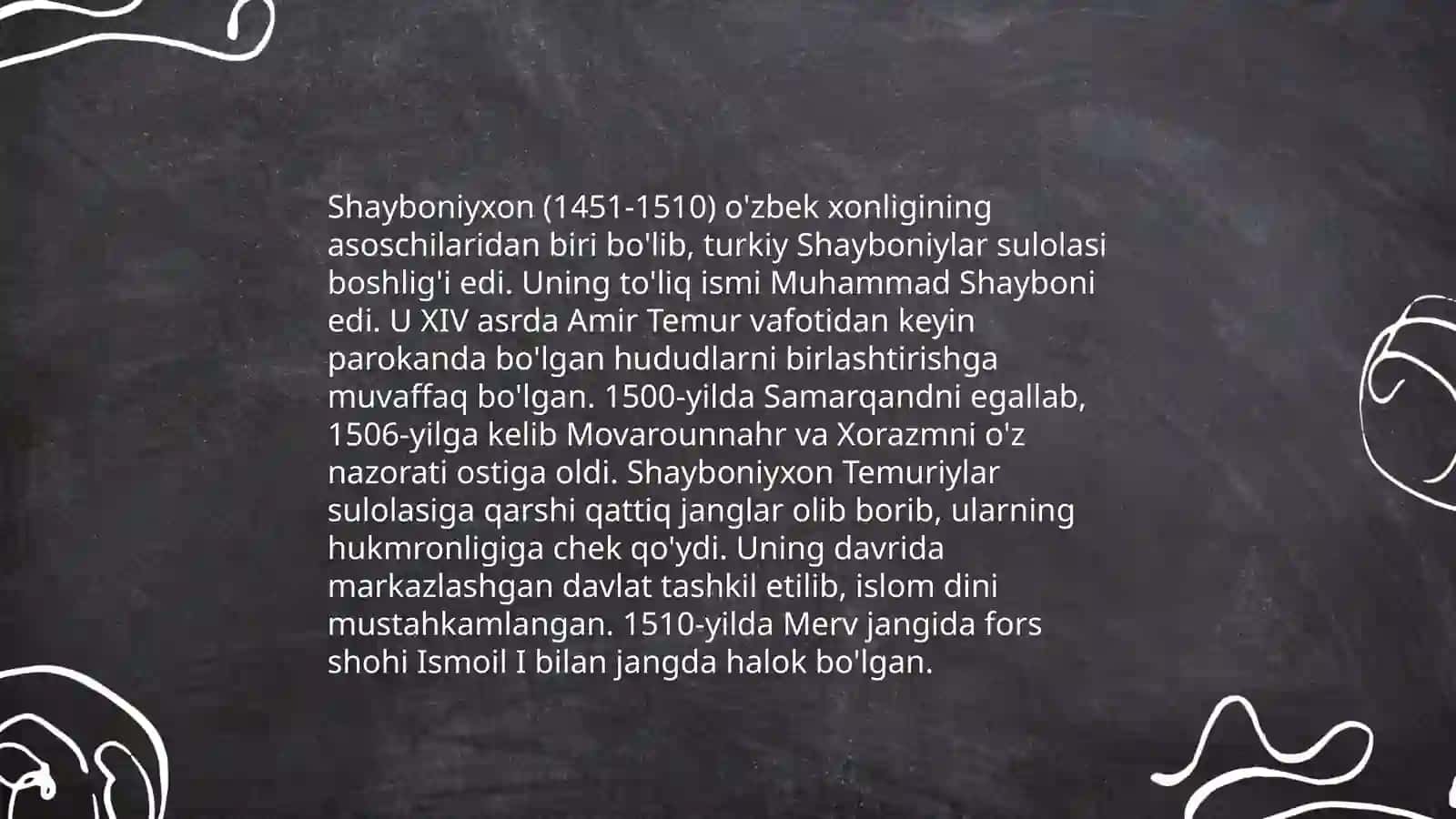 Muhammad Shayboniy ijodi 3