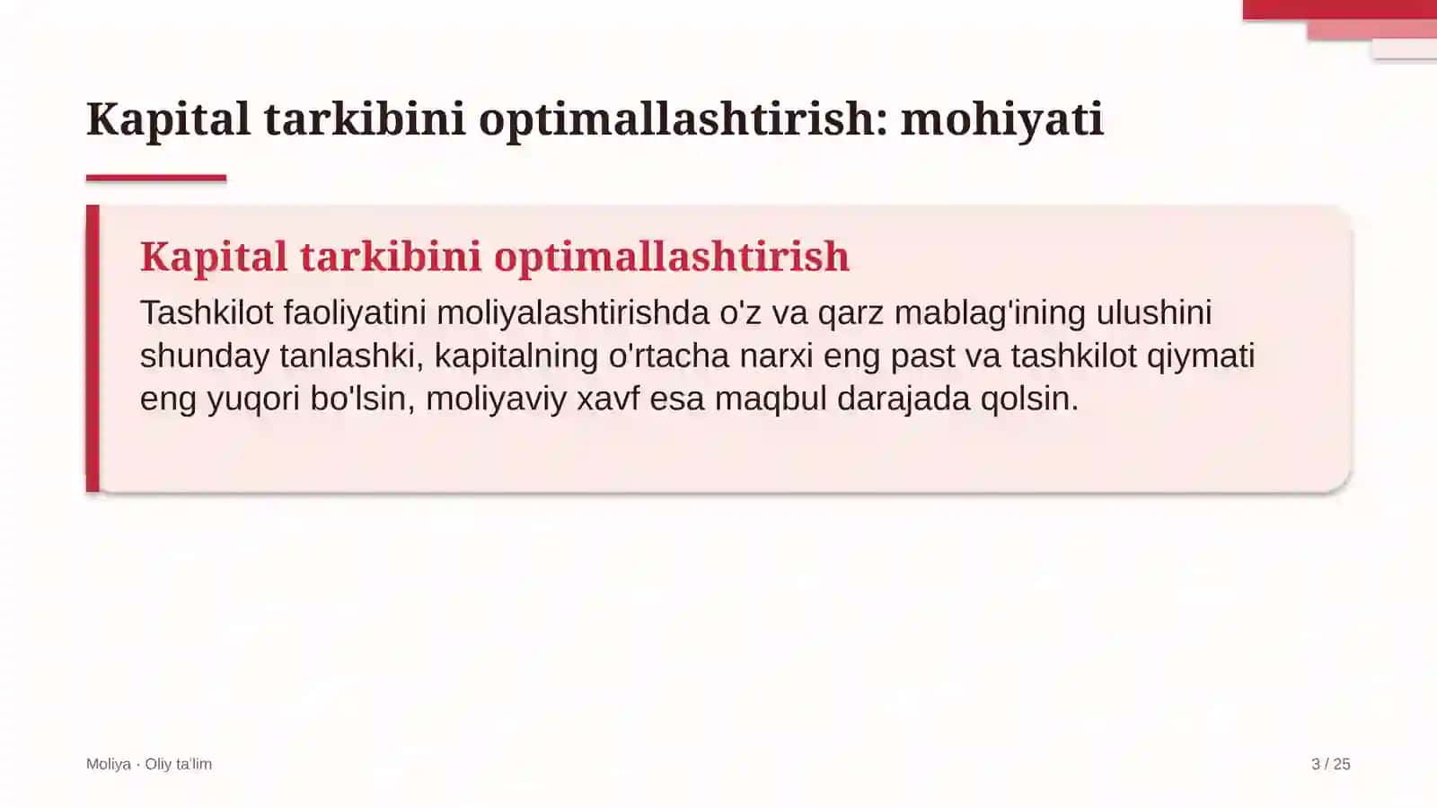 Aeroportlarda kapital tarkibini optimallashtirish 3