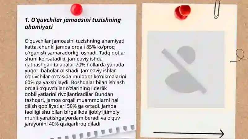 Oʻquvchilar jamoasi bilan ishlash va uni shakllantirish 3