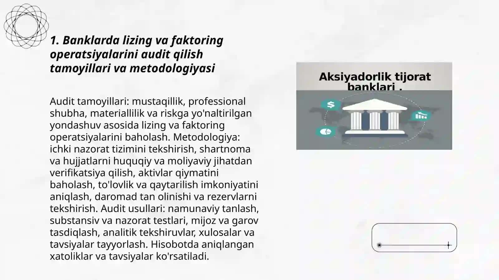 BANKLARDA LIZING VA FAKTORING OPERATSIYALARI AUDITI 3
