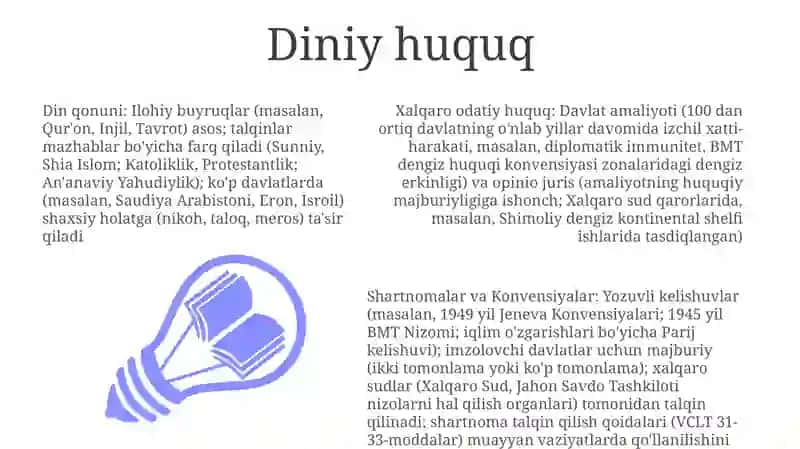 Xalqaro huquq manbalari 3
