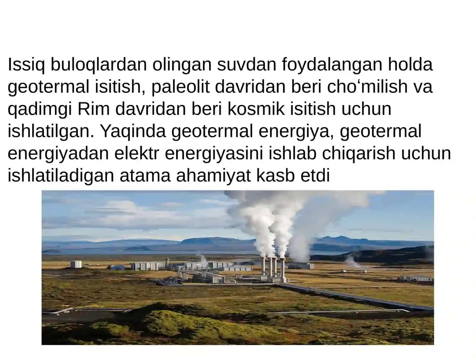 Geotermal energiya manbalari 3