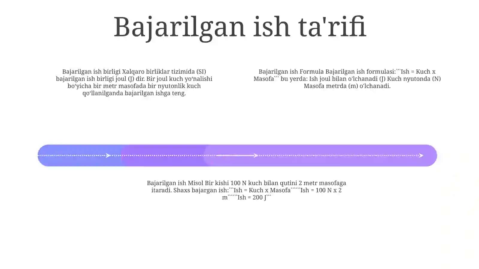 Gazning Kengayishida Bajarilgan Ish 3