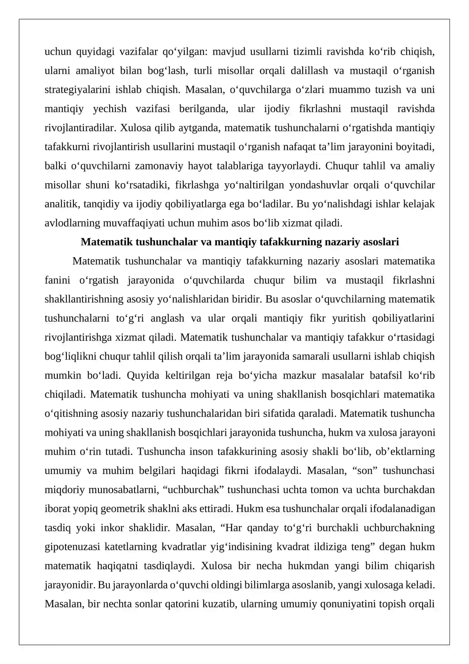 Matematik tushunchalarni o‘rgatishda mantiqiy tafakkurni rivojlantirish usullari 3