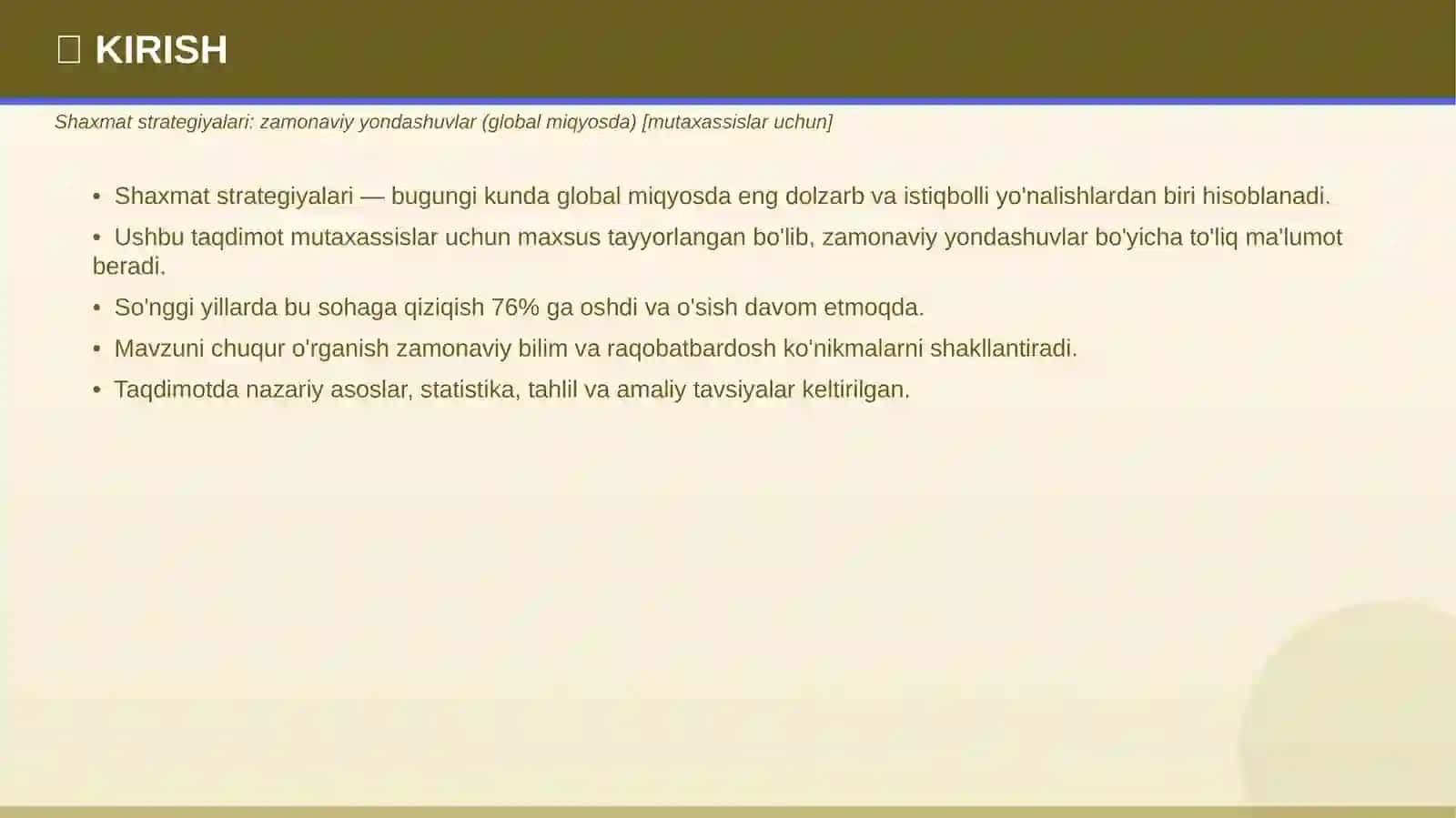 Shaxmat strategiyalari: zamonaviy yondashuvlar (global miqyosda) [mutaxassislar uchun] 3
