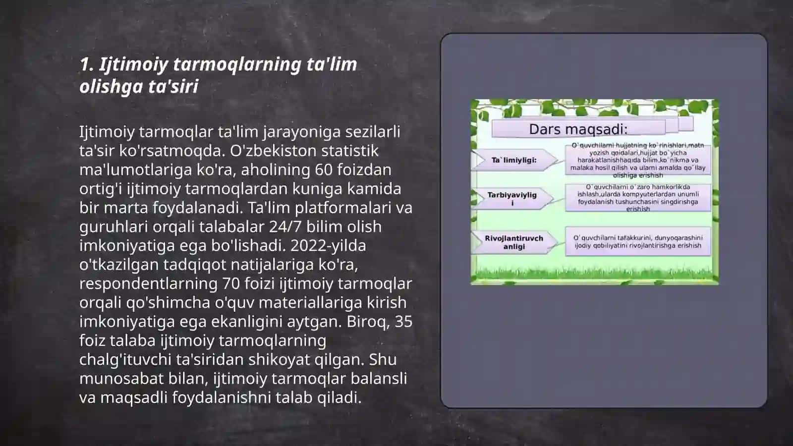 Ijtimoiy tarmoqlarning yaxshi va yomon tomonlari 3