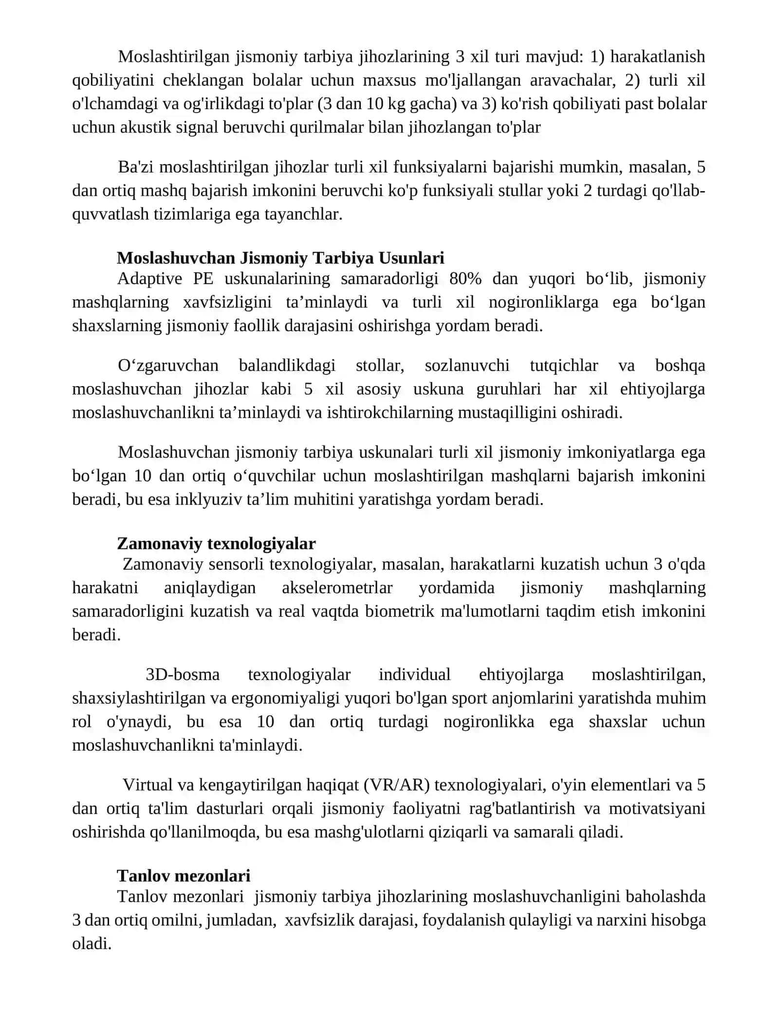 Adaptiv jismoniy tarbiya vositalari 3