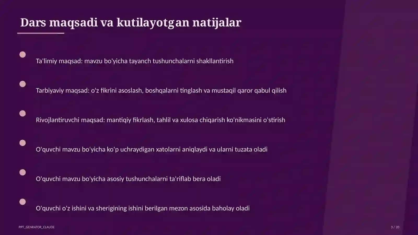 Diagramma va jadvallar bilan ishlash (4-sinf) 3