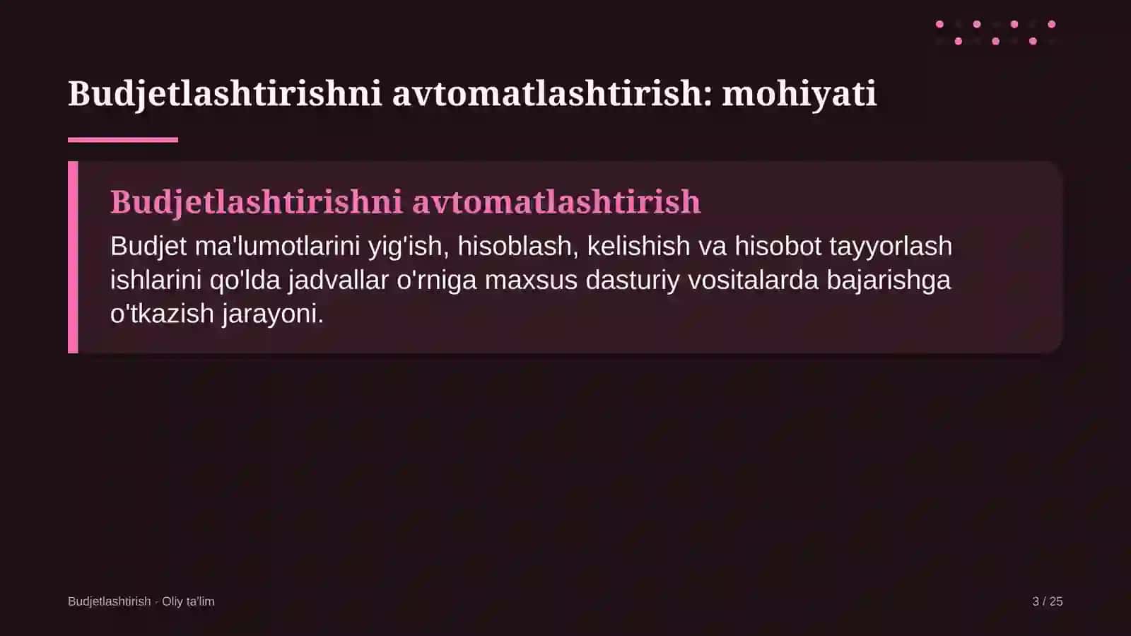 tug'ruq komplekslarida budjetlashtirishni avtomatlashtirish 8758 3