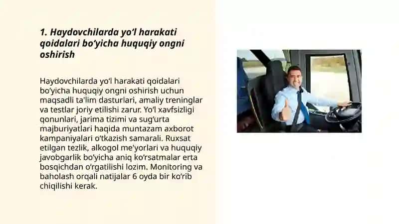 Haydovchilar huquqiy madaniyatini oshirish 3
