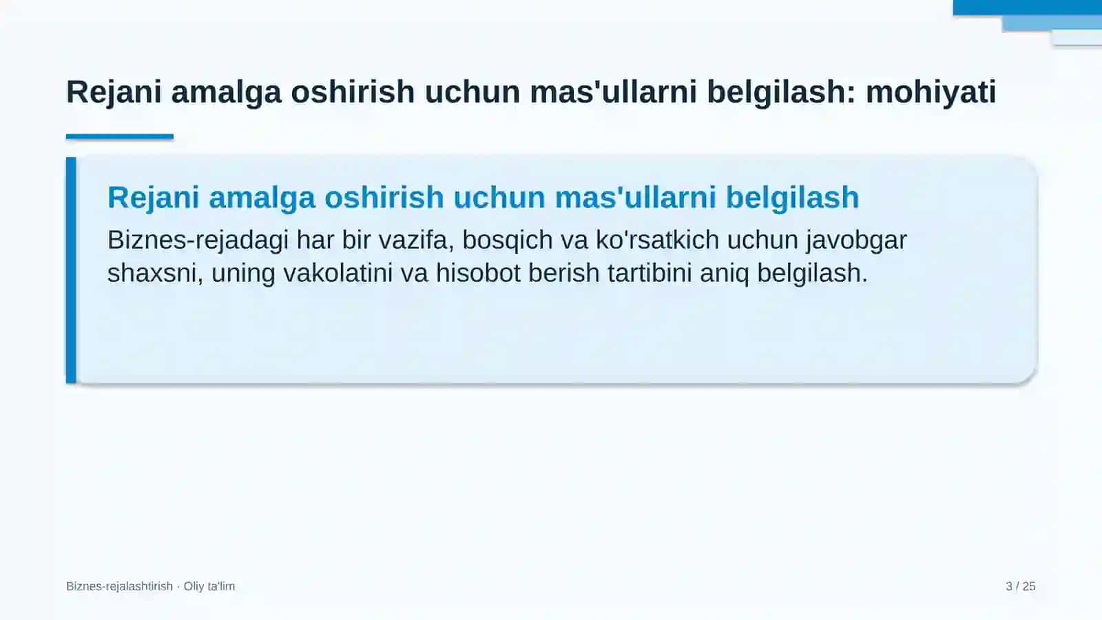 nonvoyxonalarda rejani amalga oshirish uchun mas'ullarni belgilash 7156 3