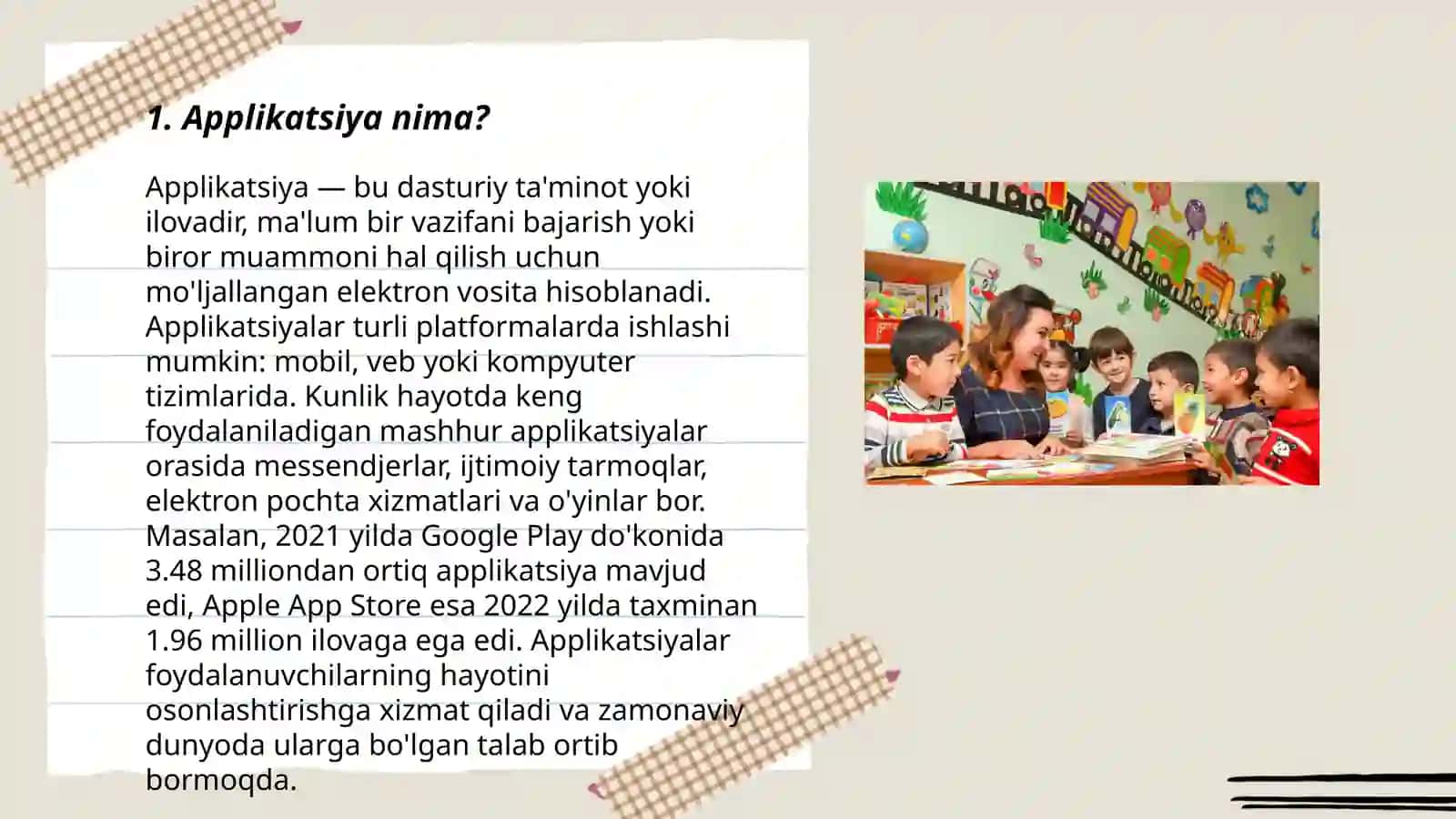 Maktabgacha yoshdagi bolalarni applikatsiya ishiga òrgatish 3