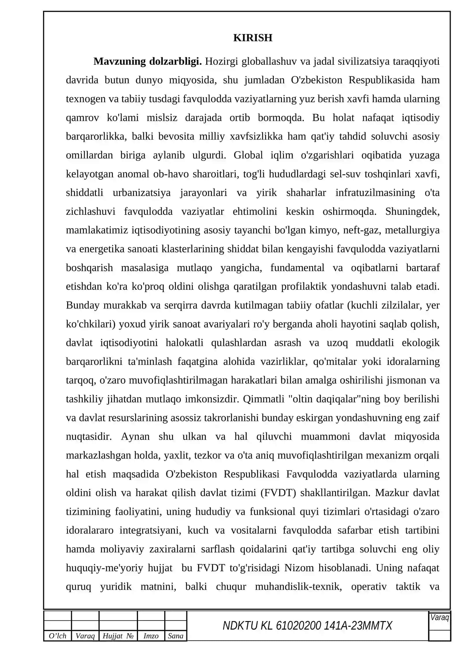 FAVQULODDA VAZIYATLARNING OLDINI OLISH VA HARAKAT QILISHDA FVDT KUCH VA VOSITALARINING AMALIY TAKTIKASI 3