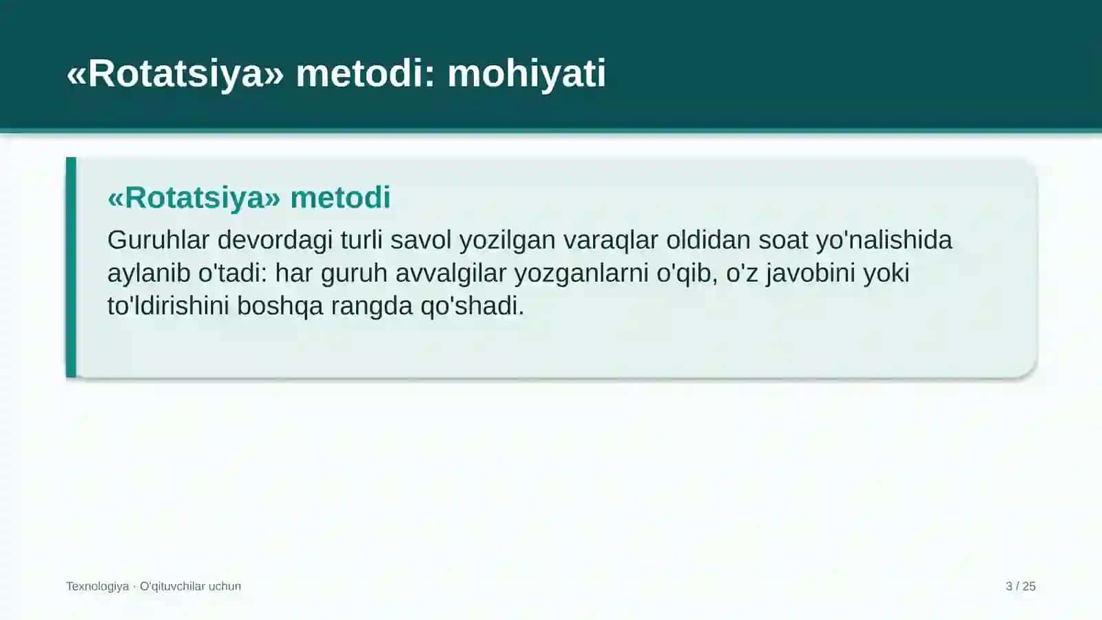 texnologiya darslarida rotatsiya metodidan foydalanish 6446 3