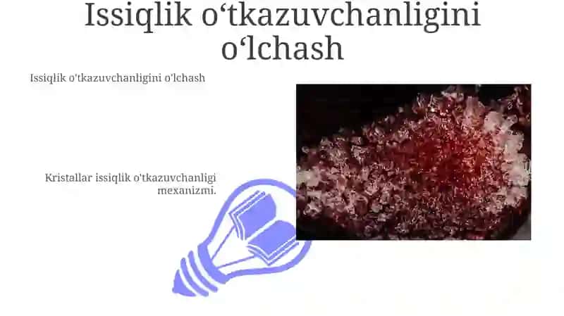 Kristallar va Issiqlik O'tkazuvchanligi 3