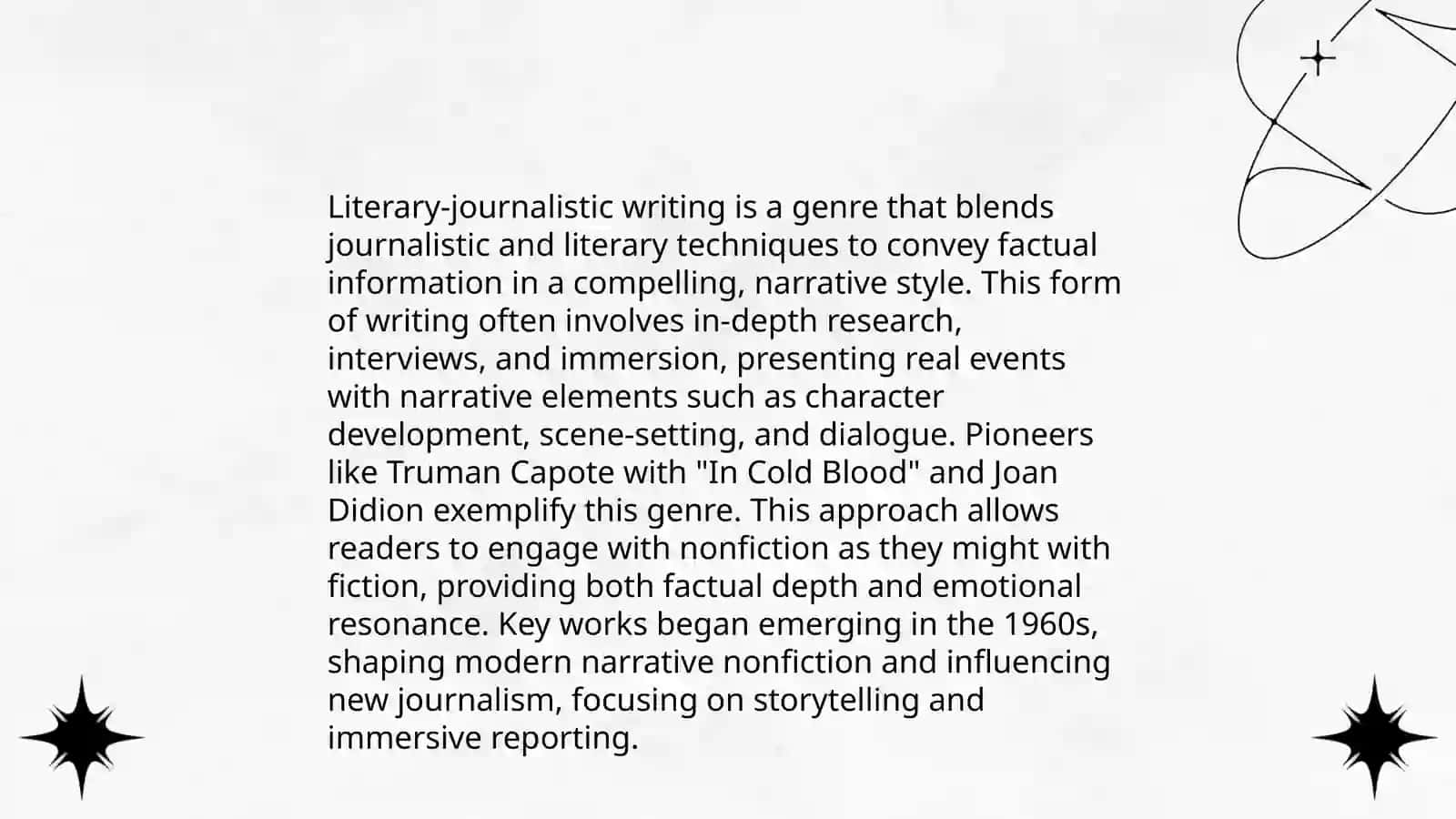 The peculiarities and classification of literary-journalistic 3