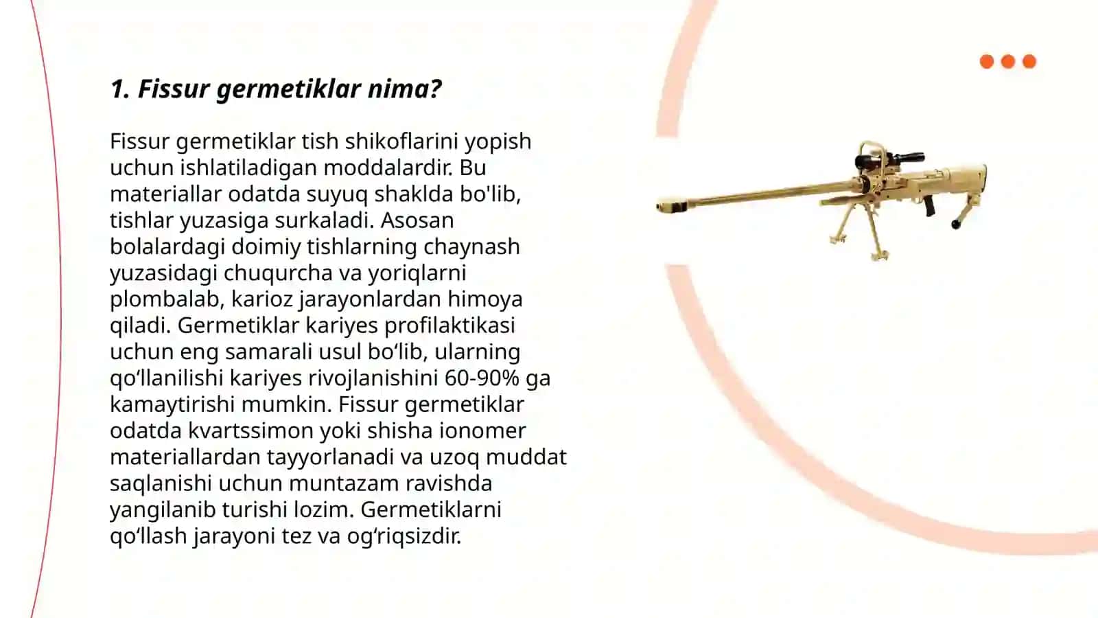 Fissur germetiklar.Tarkibi,xususiystlari,qo'llanilishi 3