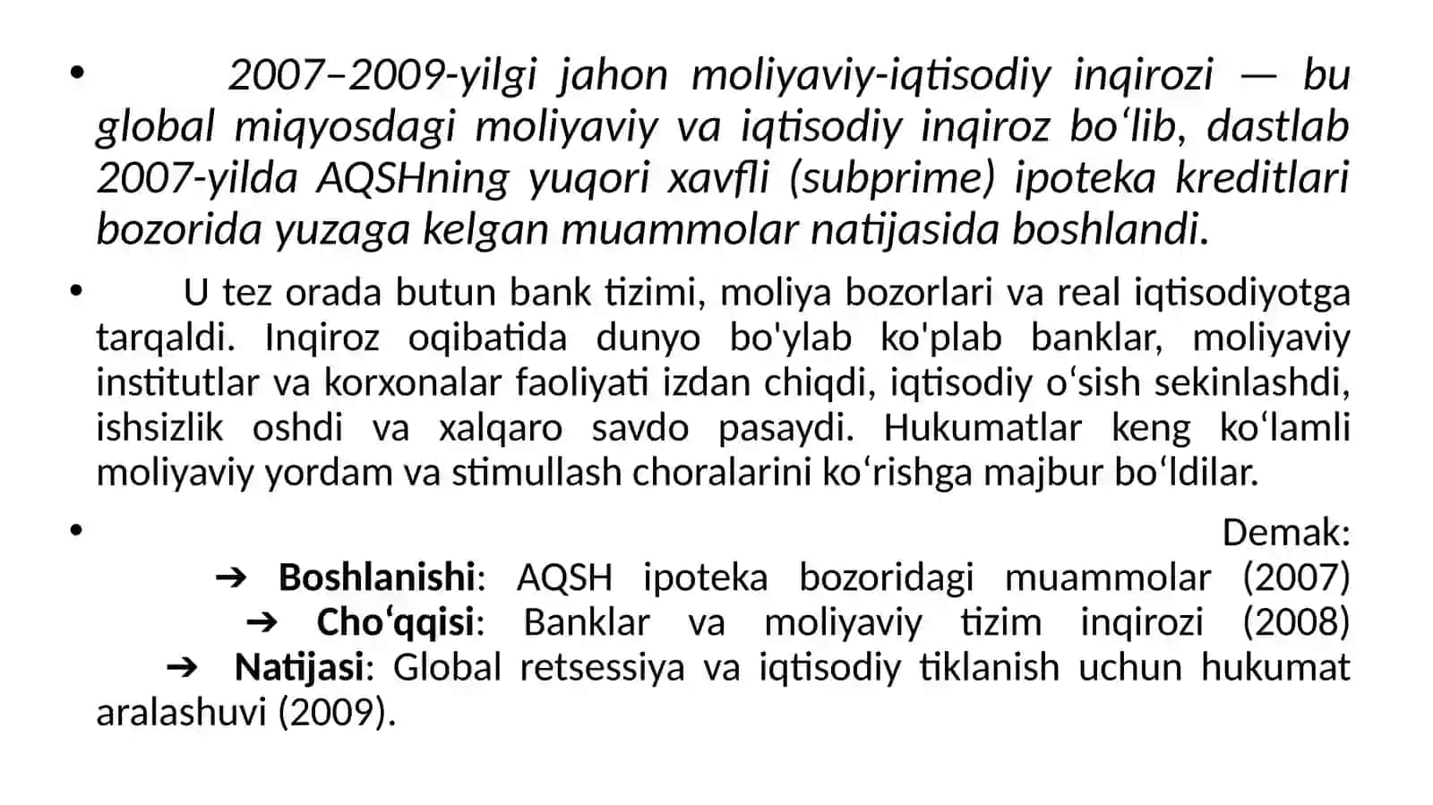 2008-yilgi jahon moliyaviy-iqtisodiy inqirozi 3