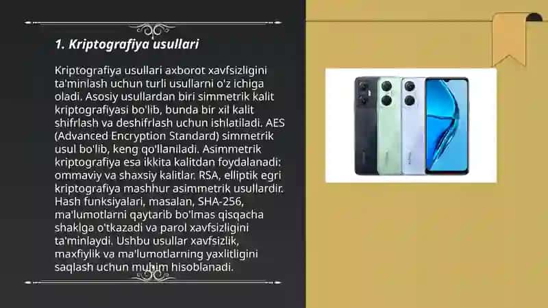 Raqamli iqtisodiyotda axborot xavsizligini taminlashning zamonaviy usullari va vositalari 3