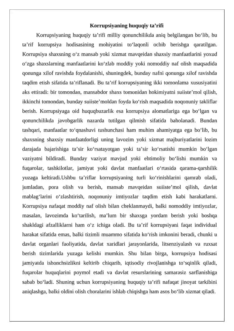 Korrupsiyaga qarshi kurashishning asosiy prinsiplari 3