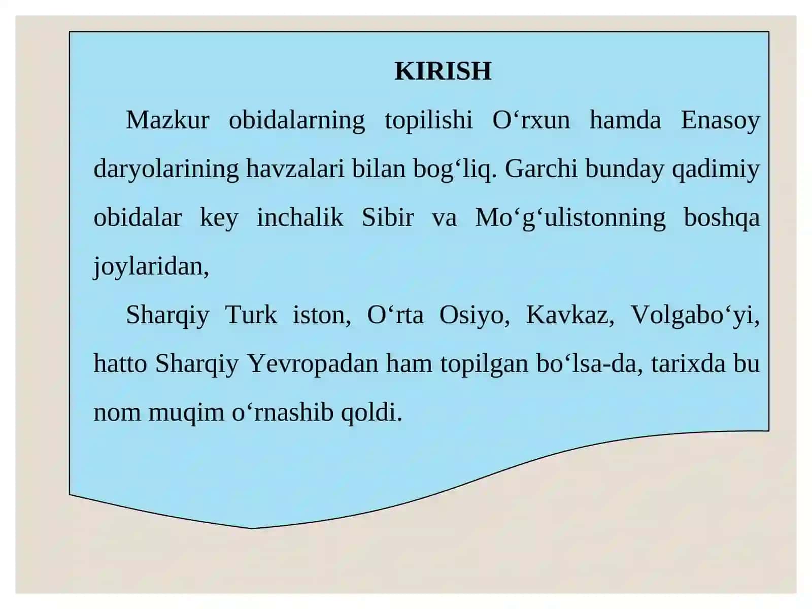 O'rxun - Enasoy yodgorliklari 3